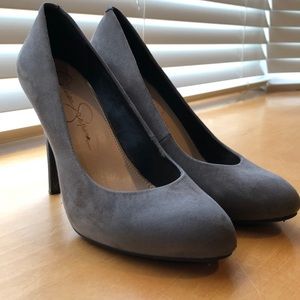 Jessica Simpson suede heels